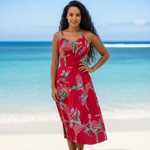 Vintage Liberty Of Hawaii Printed Dress Small